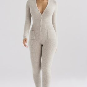 Tiggy Opal Marl Loungewear Jumpsuit - Image 7