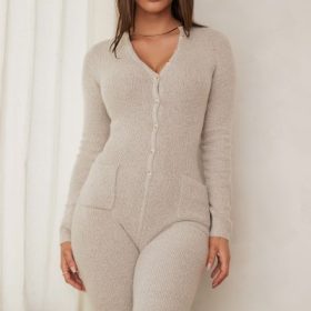 Tiggy Opal Marl Loungewear Jumpsuit - Image 13