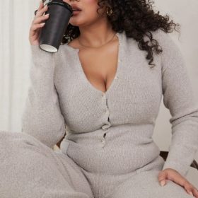 Tiggy Opal Marl Loungewear Jumpsuit - Image 17