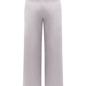 Alivia Grey Satin Trousers - Image 4