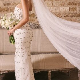 Martine Ivory Embellished Corset Wedding Gown