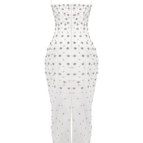 Martine Ivory Embellished Corset Wedding Gown - Image 4