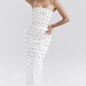 Martine Ivory Embellished Corset Wedding Gown - Image 6