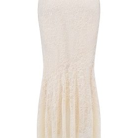 Therese Vintage Cream Lace Maxi Skirt - Image 4