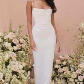 Margaux Ivory Draped Bridal Gown - Limited Edition - Image 5