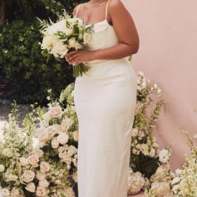 Margaux Ivory Draped Bridal Gown - Limited Edition - Image 12