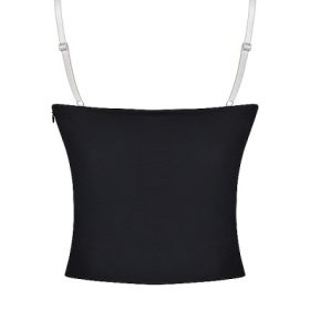 Eli Black & Off White Underwired Top - Image 4
