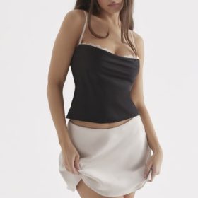 Eli Black & Off White Underwired Top - Image 5