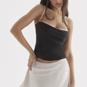 Eli Black & Off White Underwired Top - Image 8